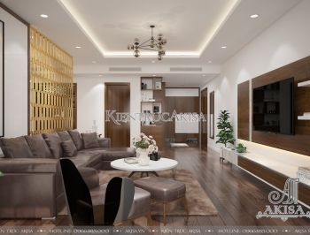Thiết kế nội thất chung cư hiện đại tại 229 phố Vọng (CĐT: ông Chính Anh - Hà Nội) NT21045