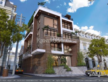 Thiết kế nhà hàng hiện đại 6 tầng đẹp (CĐT: bà Mai Anh - Sài Gòn) KT51148
