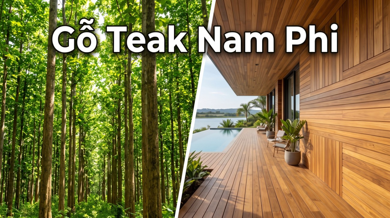 Gỗ Teak Nam Phi có tốt không? Ưu nhược điểm & Báo giá mới nhất 