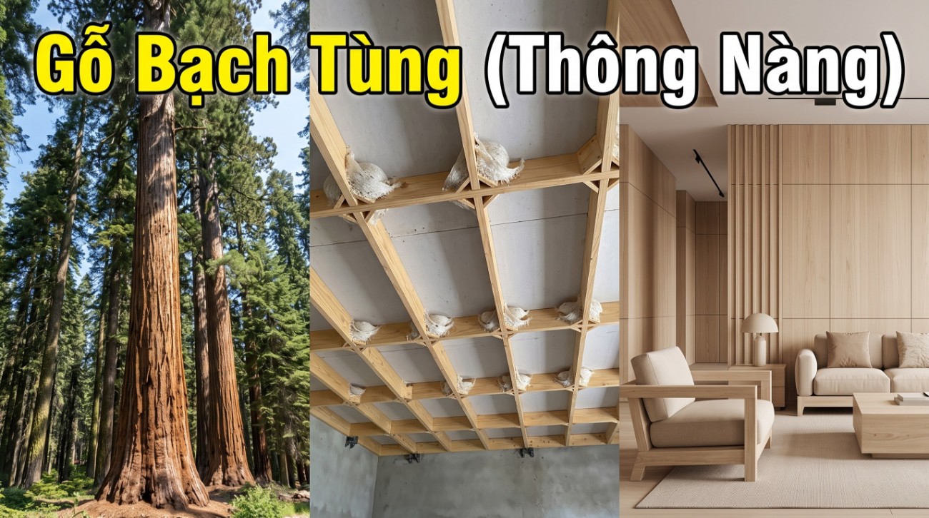 Gỗ Bạch Tùng (Thông Nàng): Đặc điểm kỹ thuật & Ứng dụng từ A-Z