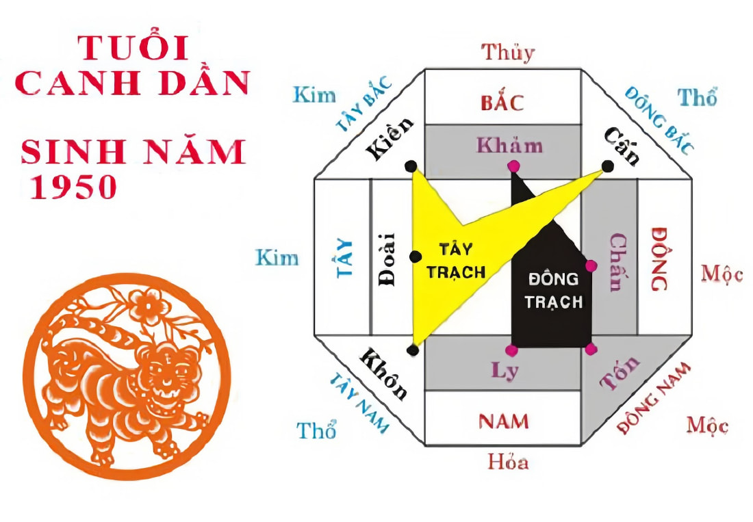 Tuổi Canh Dần Hợp Hướng Nào Thu Hút MAY MẮN, TÀI LỘC