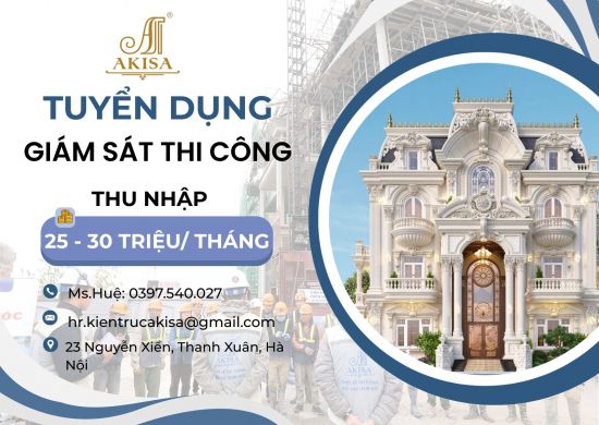 TUYỂN DỤNG VỊ TRÍ GIÁM SÁT THI CÔNG