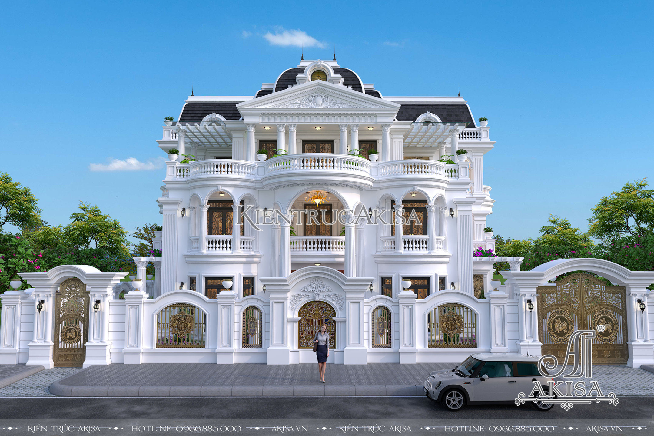 100 Mẫu biệt thự kiểu Pháp mang vẻ đẹp cao cấp sang trọng  VillaDesign