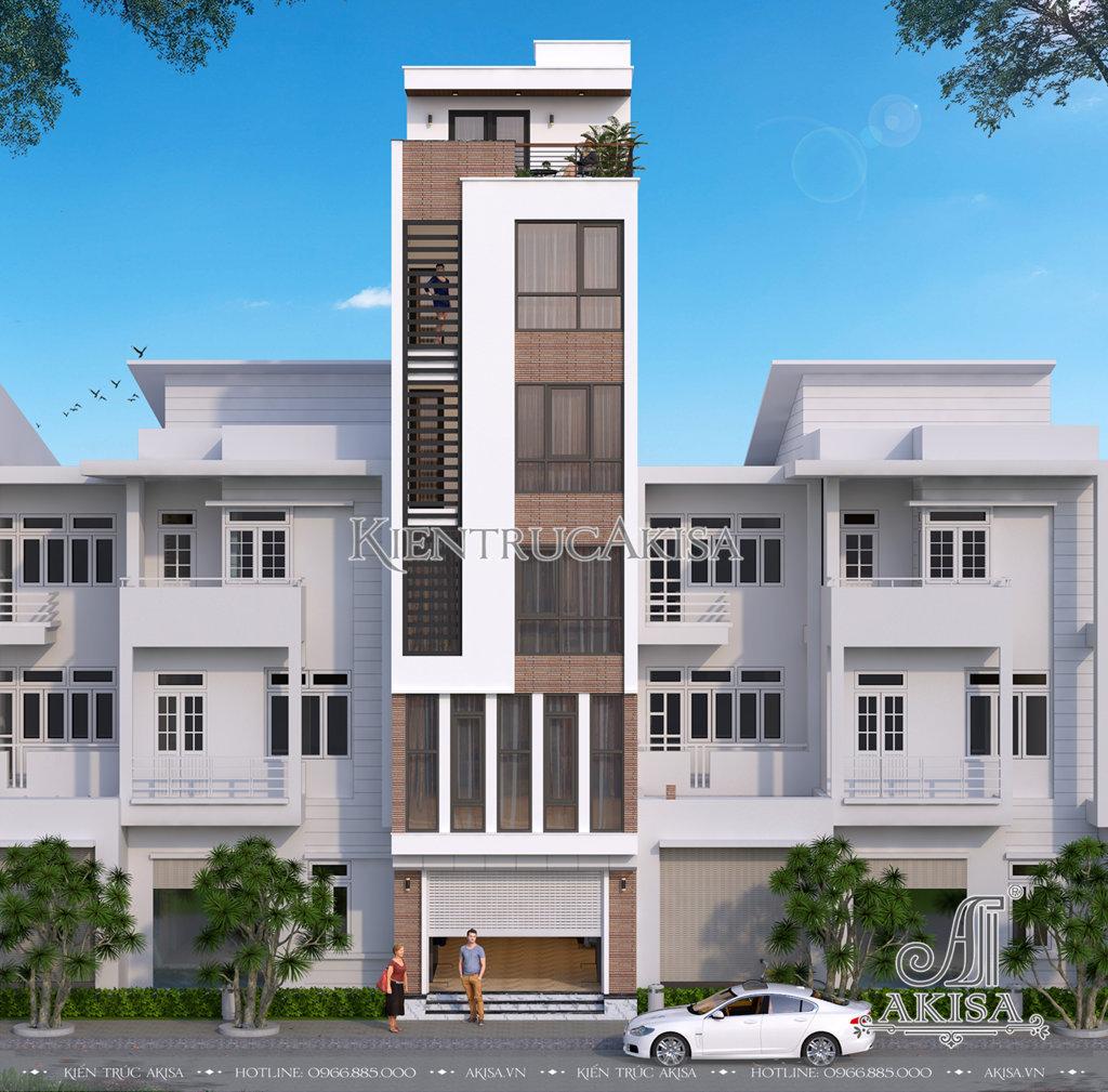 Thiết kế chung cư mini 6 tầng hiện đại (CĐT: ông Giang - Hà Nội) KT61345