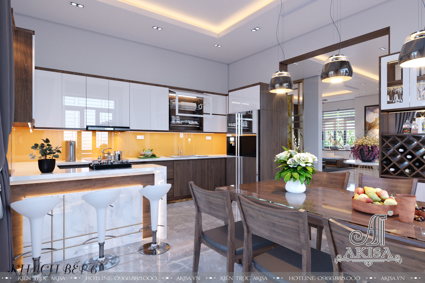Thiết kế nội thất nhà đẹp phong cách hiện đại (CĐT: ông Tùng - Thái Nguyên) NT22326