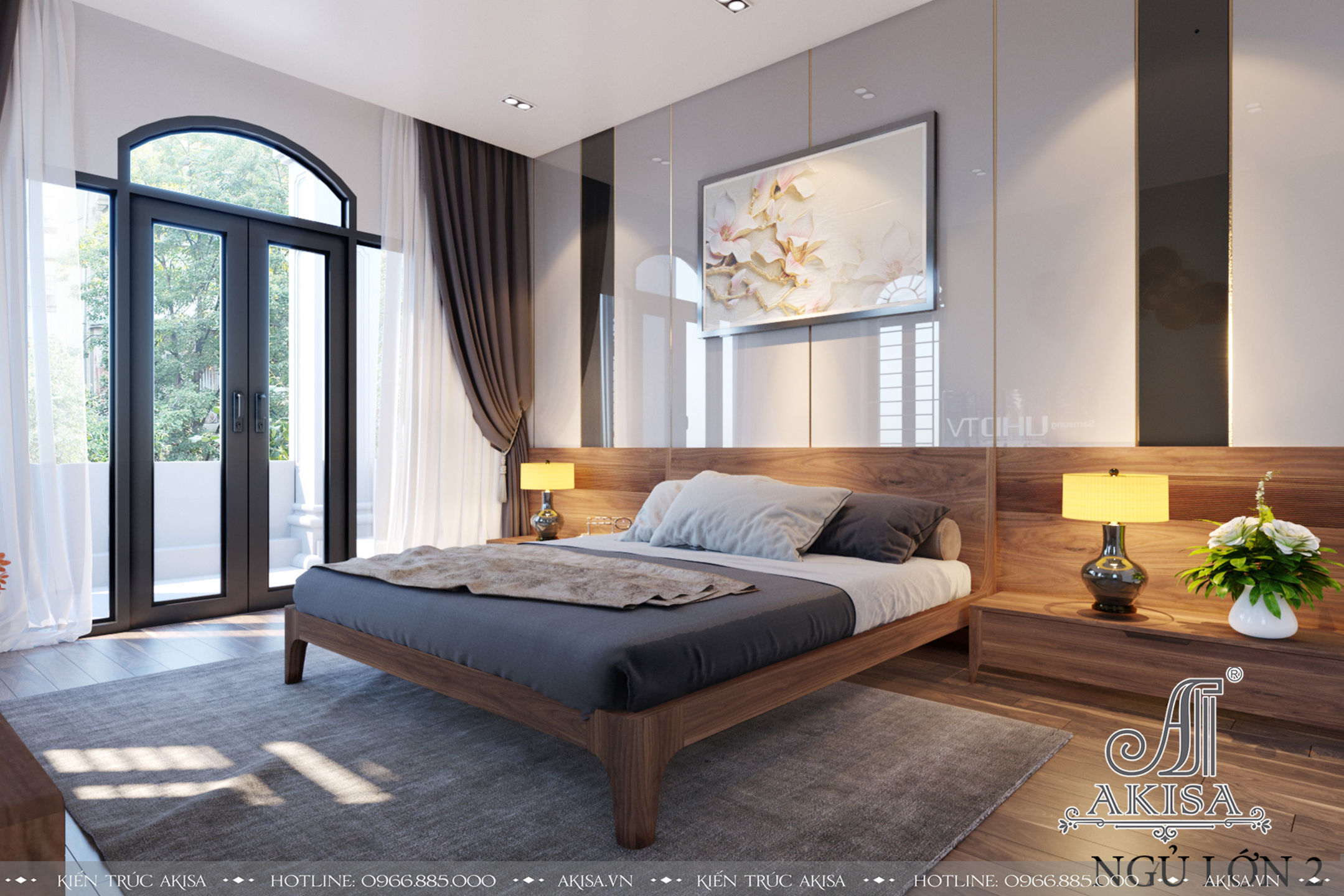 Mẫu thiết kế nội thất hiện đại đẹp (CĐT: ông Dương - Đắk Lắk) NT22355