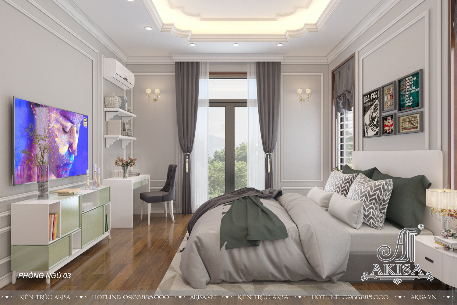 Thiết kế nội thất tân cổ điển (CĐT: ông Nhiệm - Đồng Nai) NT32362