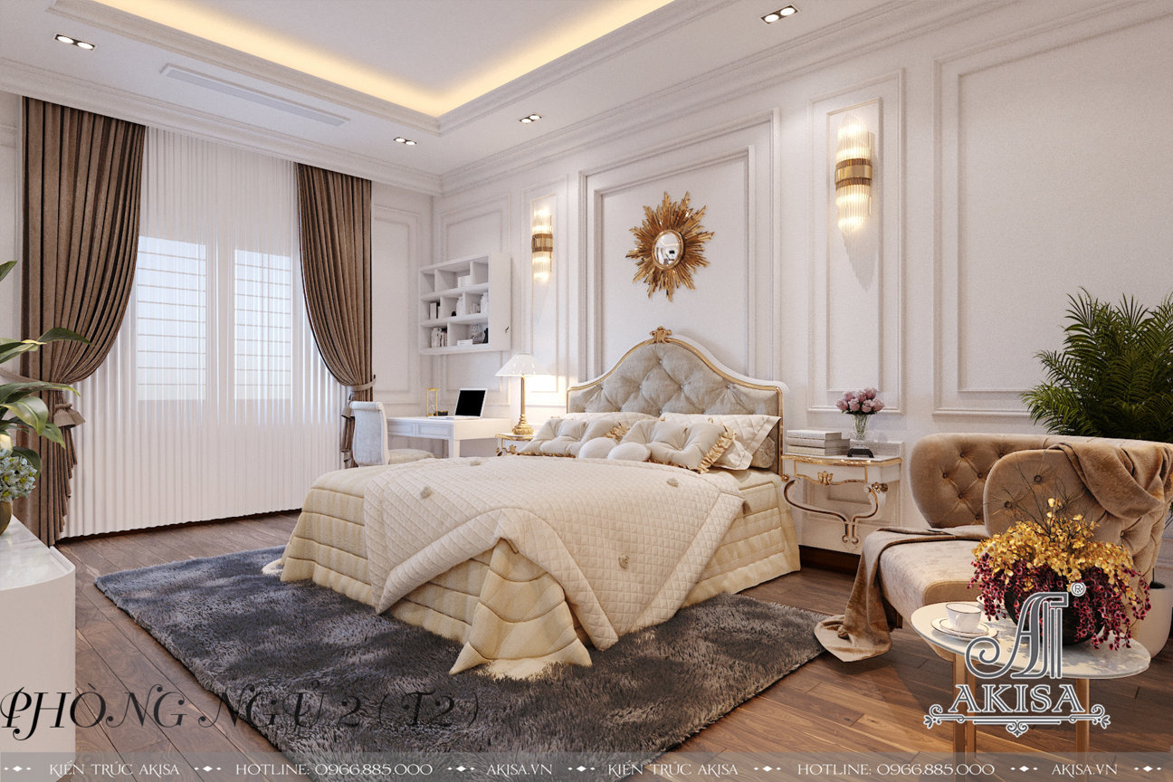 Thiết kế nội thất nhà phố đẹp (CĐT: ông Trường - Thái Bình) NT32433