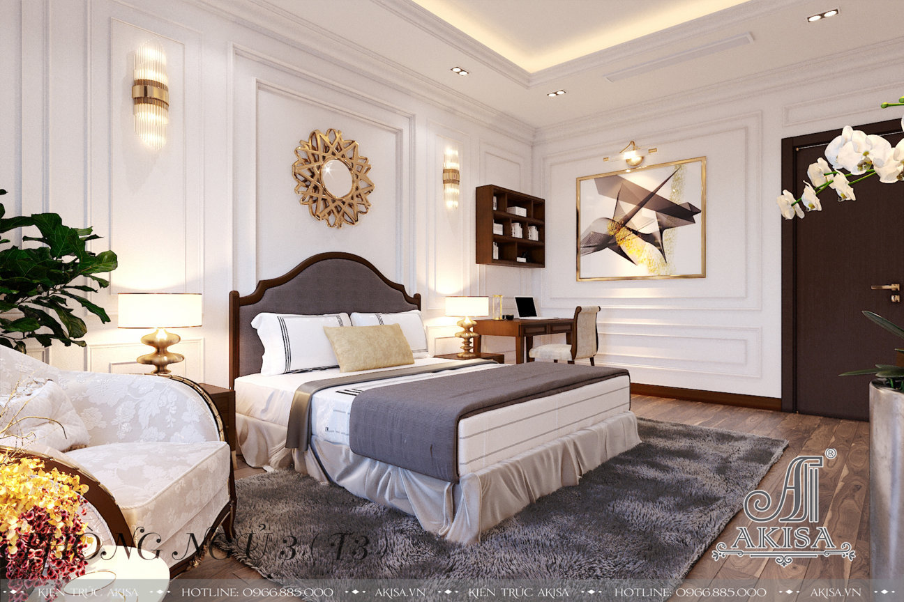Thiết kế nội thất nhà phố đẹp (CĐT: ông Trường - Thái Bình) NT32433