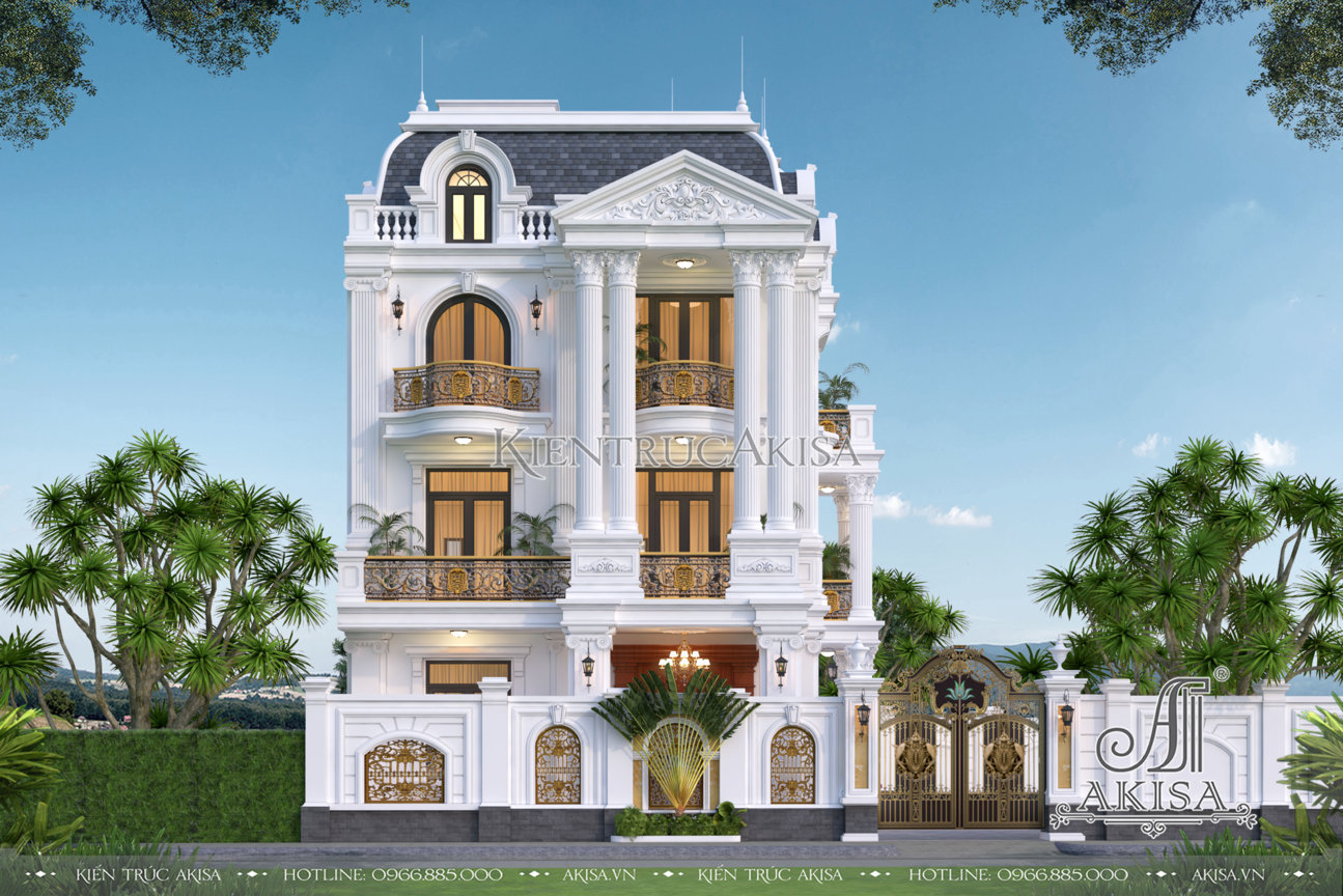 Biệt thự hiện đại 3 tầng đẹp đẳng cấp tại Khánh Hoà