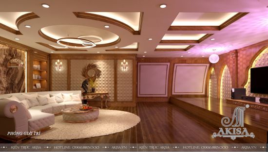 Thiết kế nội thất gỗ tự nhiên đẹp (CĐT: bà Dung - Bình Phước) NT12101