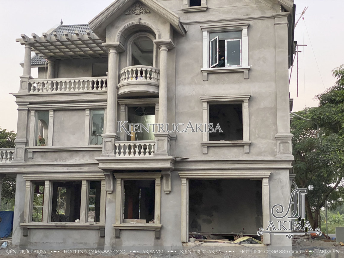 Hình ảnh thi công biệt thự 3 tầng tại Hưng Yên (CĐT: ông Toản - Mỹ Hào) TC32435