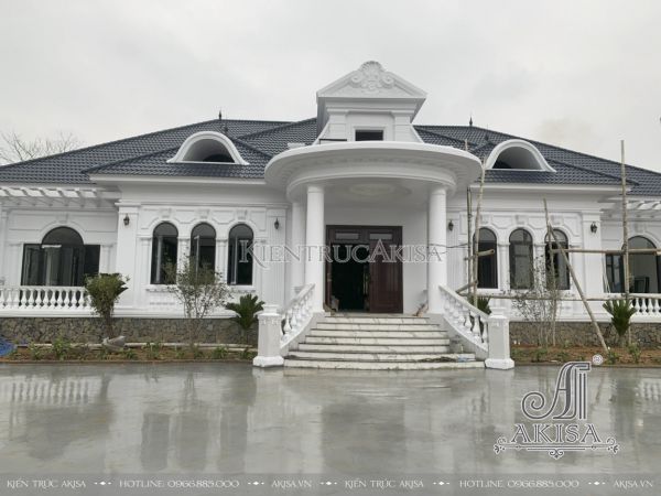 Giám sát thi công xây dựng biệt thự tân cổ điển (CĐT: ông Long - Phú Thọ) TC12576