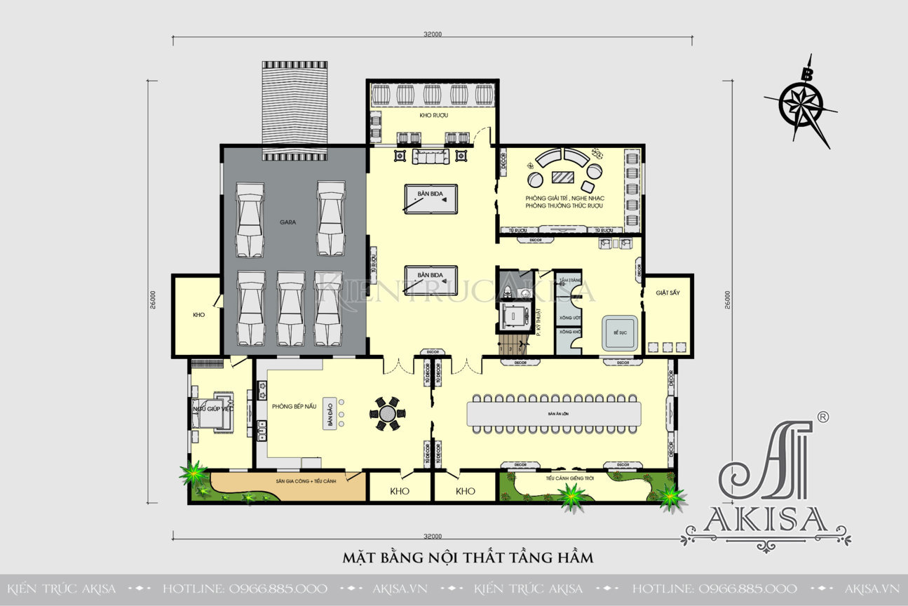 Thiết kế dinh thự đẹp tân cổ điển 4 tầng (CĐT: ông Bảy - Hồ Chí Minh) BT42644