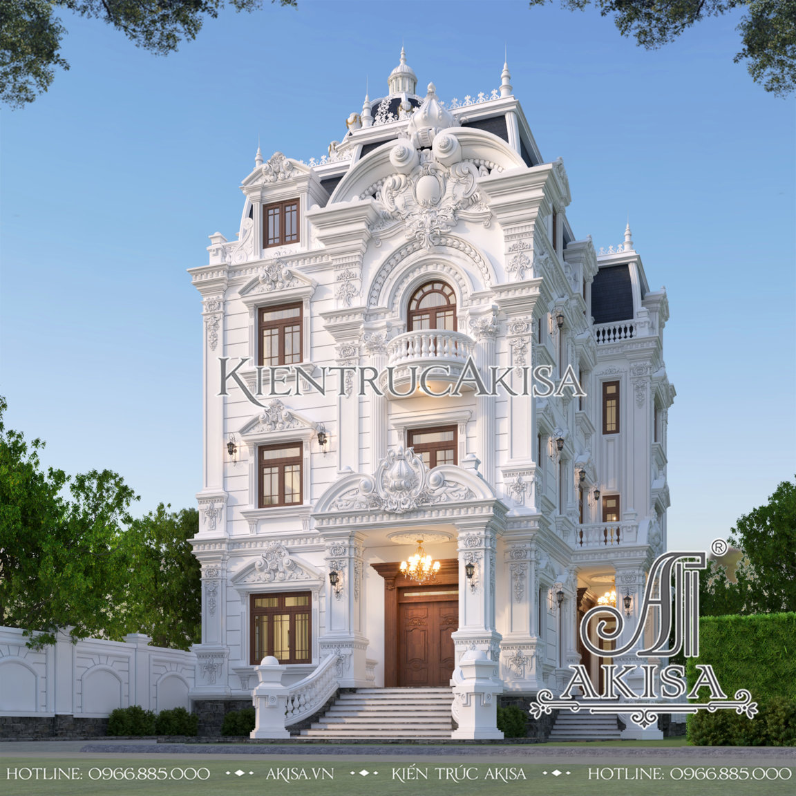 Thiết kế biệt thự Pháp tại Thái Bình - Giá trị sống tuyệt vời hiện hữu