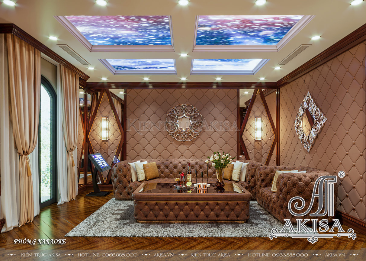 Thiết kế nội thất gỗ gõ đỏ tân cổ điển (CĐT: ông Công - Bình Thuận) NT32641