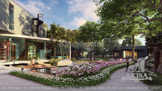 Thiết kế Homestay nghỉ dưỡng tại Lâm Đồng (CĐT: ông Toàn) KT21754