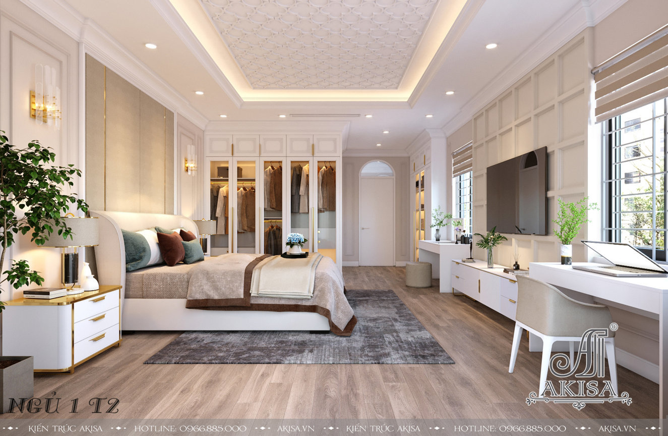 Thiết kế nội thất phong cách luxury (CĐT: bà Phương - Quảng Ninh) NT32730