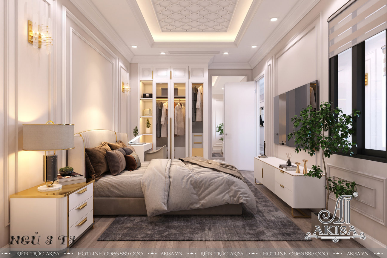 Thiết kế nội thất phong cách luxury (CĐT: bà Phương - Quảng Ninh) NT32730