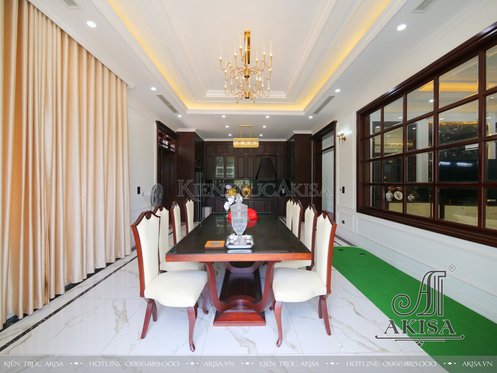 Hình ảnh hoàn thiện nội thất biệt thự 1 tầng (CĐT: ông Long - Phú Thọ) TC12576-NT