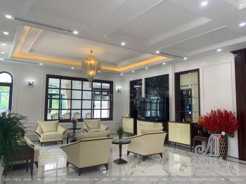 Hình ảnh hoàn thiện nội thất biệt thự 1 tầng (CĐT: ông Long - Phú Thọ) TC12576-NT
