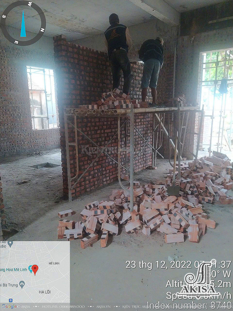 Thiết kế & thi công nội thất biệt thự tại Hà Nội (CĐT: ông Thuận - Mê Linh) TC22728-NT