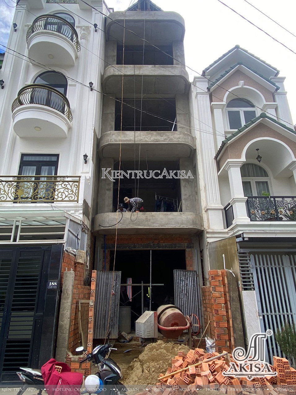 Thiết kế và thi công trọn gói nhà phố kết hợp văn phòng tại Đà Lạt (CĐT: bà Thanh) TC51813-KT