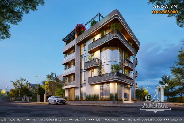 Thiết kế nhà ở kết hợp kinh doanh hiện đại 4 tầng (CĐT: ông Thọ - Thanh Hóa) NVP41889