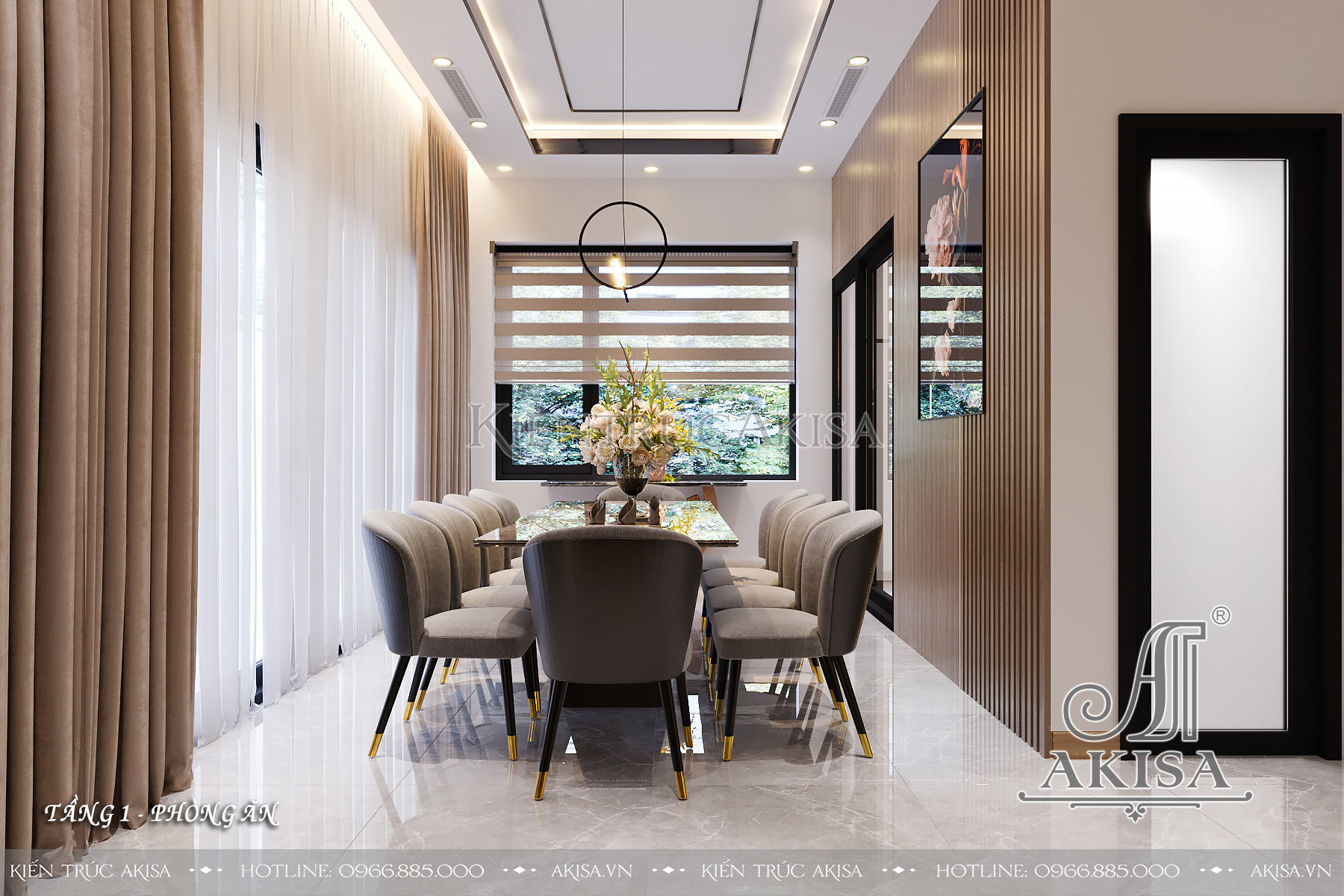 Thiết kế nội thất gỗ công nghiệp phong cách hiện đại (CĐT: ông Khai - Quảng Ninh) NT11249