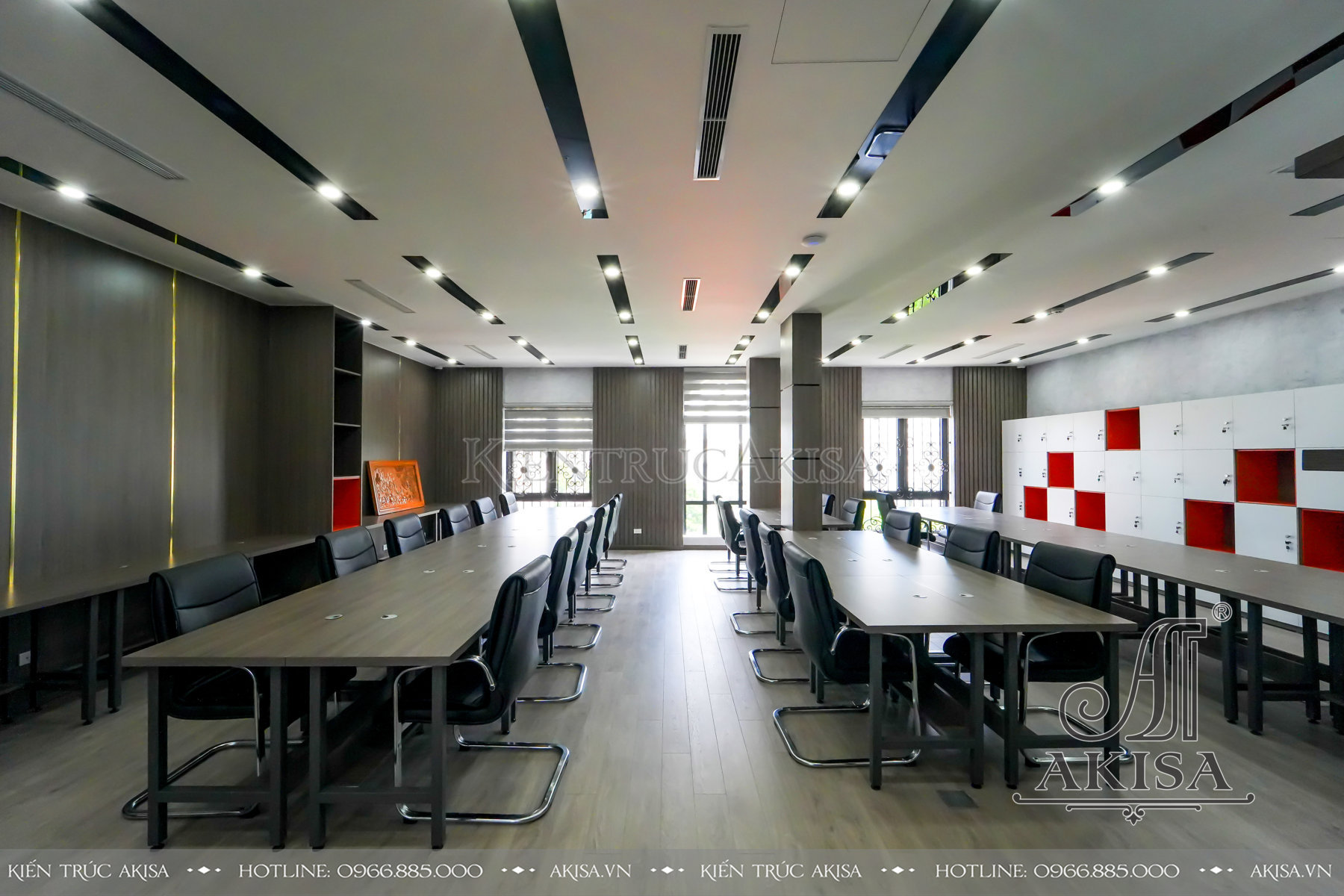Hoàn thiện thi công nội thất tòa nhà văn phòng 5 tầng (CĐT: ông Tân - TP. Hồ Chí Minh) HT52702-NT