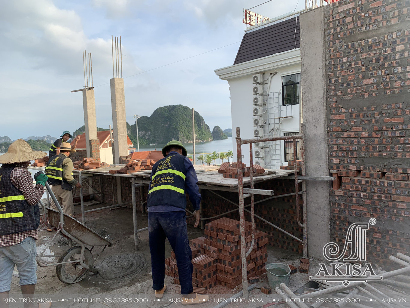 Thi công trọn gói nhà phố 5 tầng tại Quảng Ninh (CĐT: bà Thúy) TC51872-KT