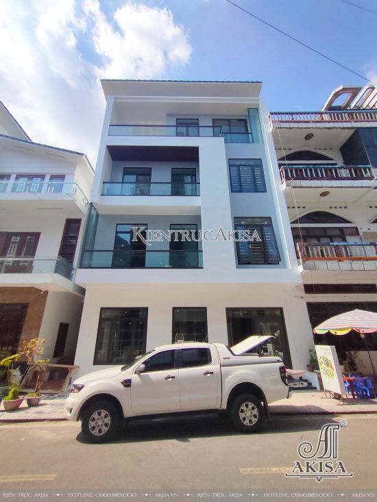 Thi công biệt thự phố hiện đại 4 tầng tại Quảng Ninh (CĐT: ông Đăng) TC41726-KT