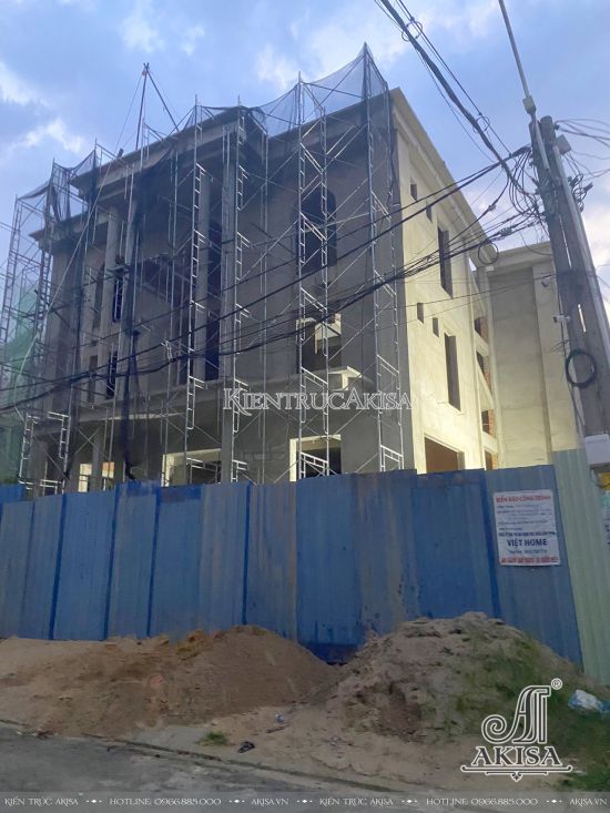 Hình ảnh thi công biệt thự 3 tầng tại TP Hồ Chí Minh (CĐT: ông Sơn) TC32652-KT