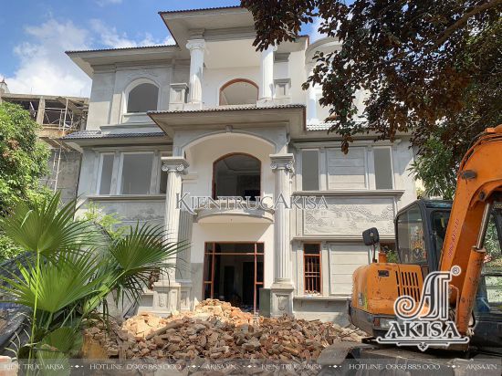 Giám sát thi công biệt thự 3 tầng tại Bắc Giang (CĐT: ông Sơn) TC32890-KT