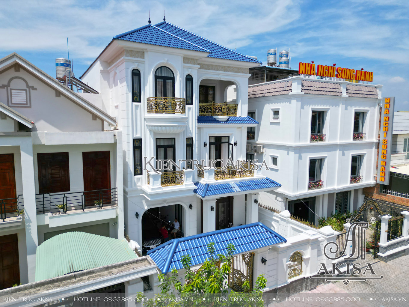Hoàn thiện kiến trúc Biệt thự 3 tầng tân cổ điển tại Đồng Nai (CĐT Ông Vũ - Đồng Nai) HT32720-KT