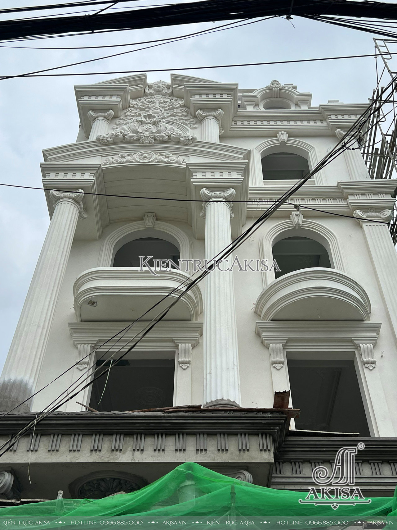 Hình ảnh thi công biệt thự 5 tầng tại TP. Hồ Chí Minh (CĐT: ông Hải) TC52835-KT