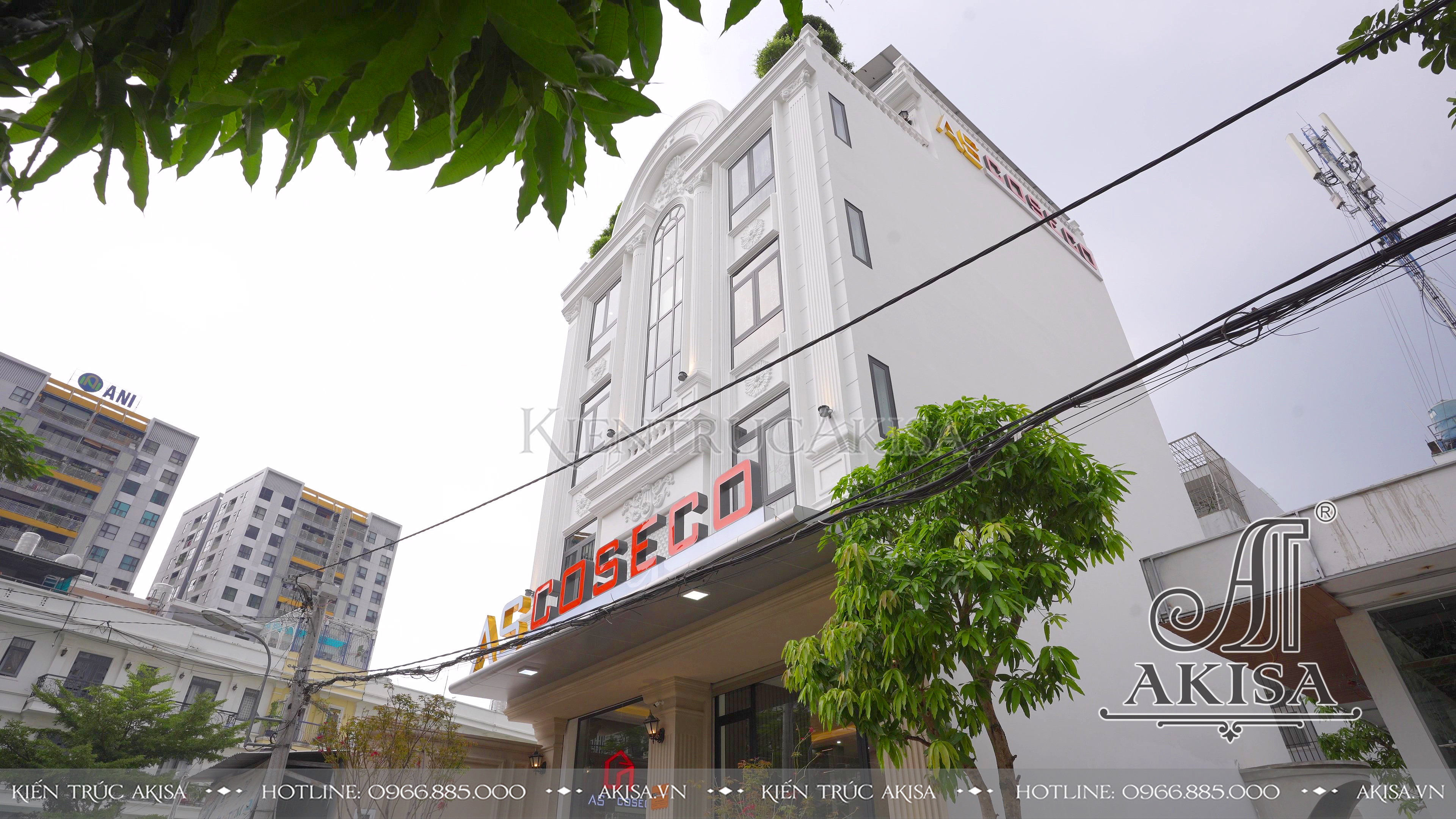 Hoàn thiện kiến trúc tòa nhà văn phòng 5 tầng (CĐT: ông Tân - TP. Hồ Chí Minh) HT52702-KT