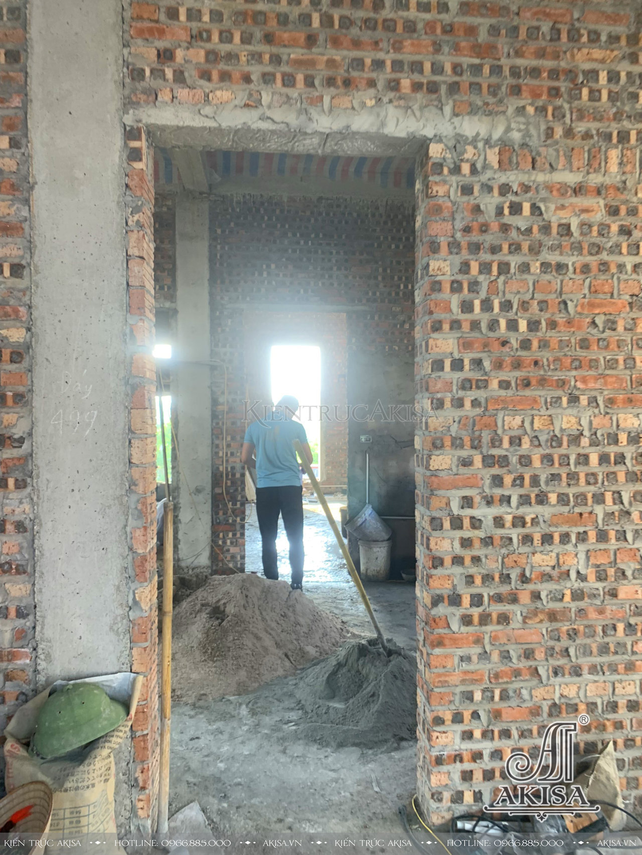 Hình ảnh thi công nội thất biệt thự 3 tầng tại Bắc Ninh (CĐT: ông Hiếu) TC31685-NT