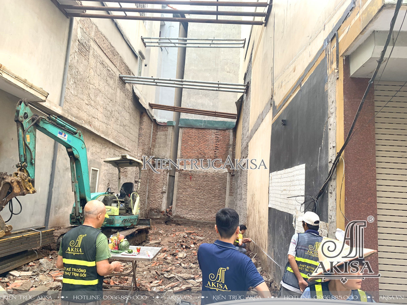 Lễ khởi công xây dựng nhà phố kết hợp kinh doanh 6 tầng (CĐT: bà Thanh - Hà Nội) TC61901-KC