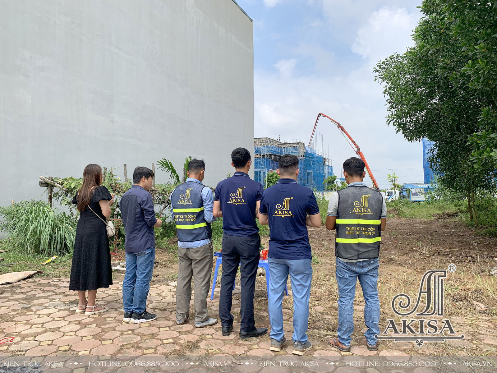 Lễ khởi công xây dựng dự án nhà ở 4 tầng tại Bắc Giang (CĐT: ông Tưởng) TC41944-KC