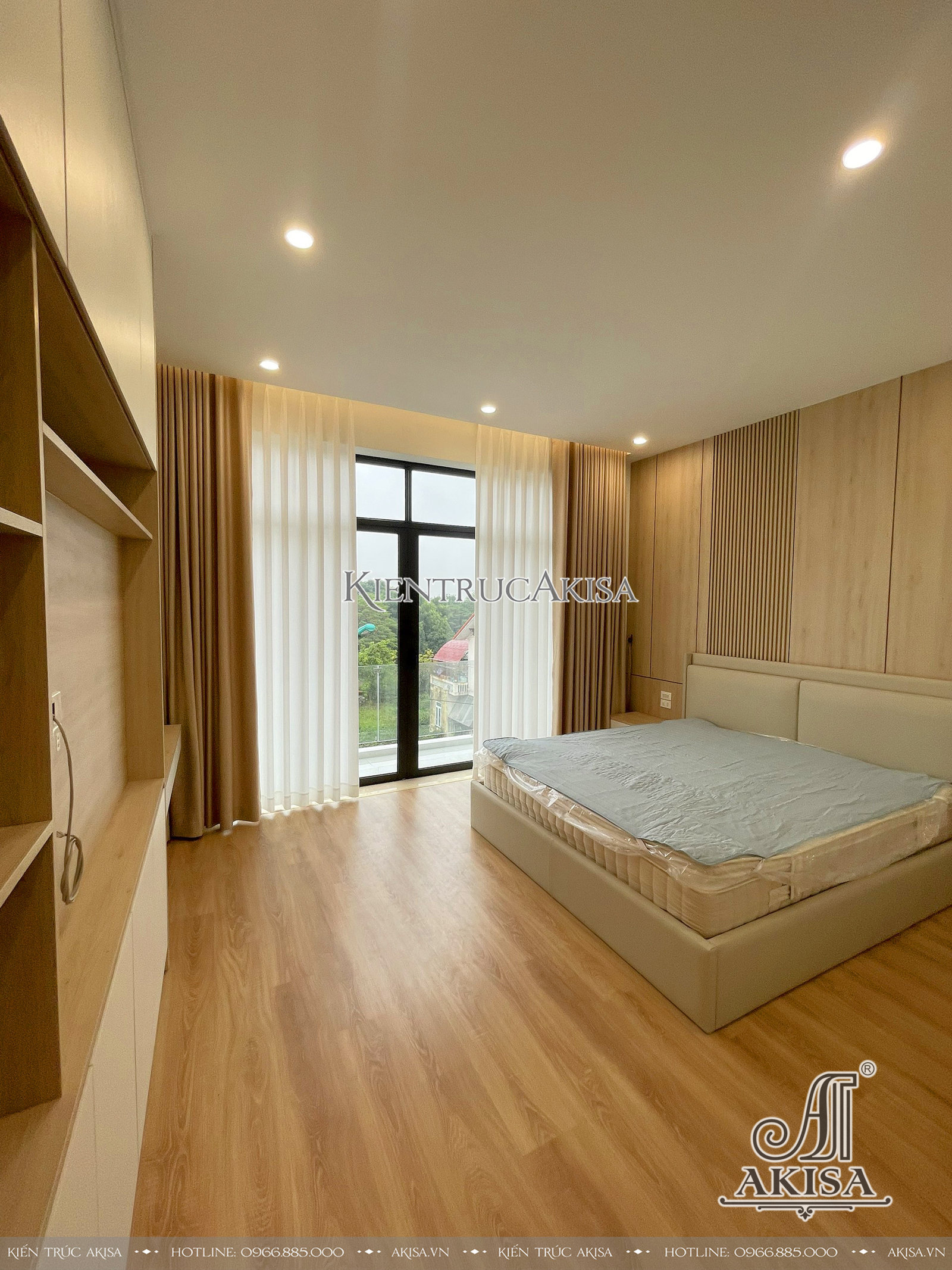 Hoàn thiện nội thất nhà phố hiện đại 4 tầng (CĐT: ông Quân - Quảng Ninh) HT41875-NT