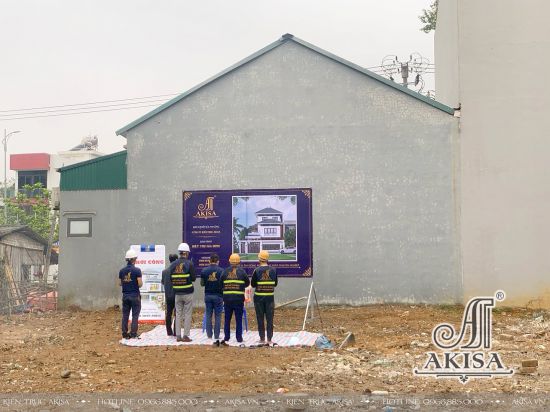 Lễ khởi công xây dựng biệt thự gia đình tại Hòa Bình (CĐT: ông Dương) TC31963-KC