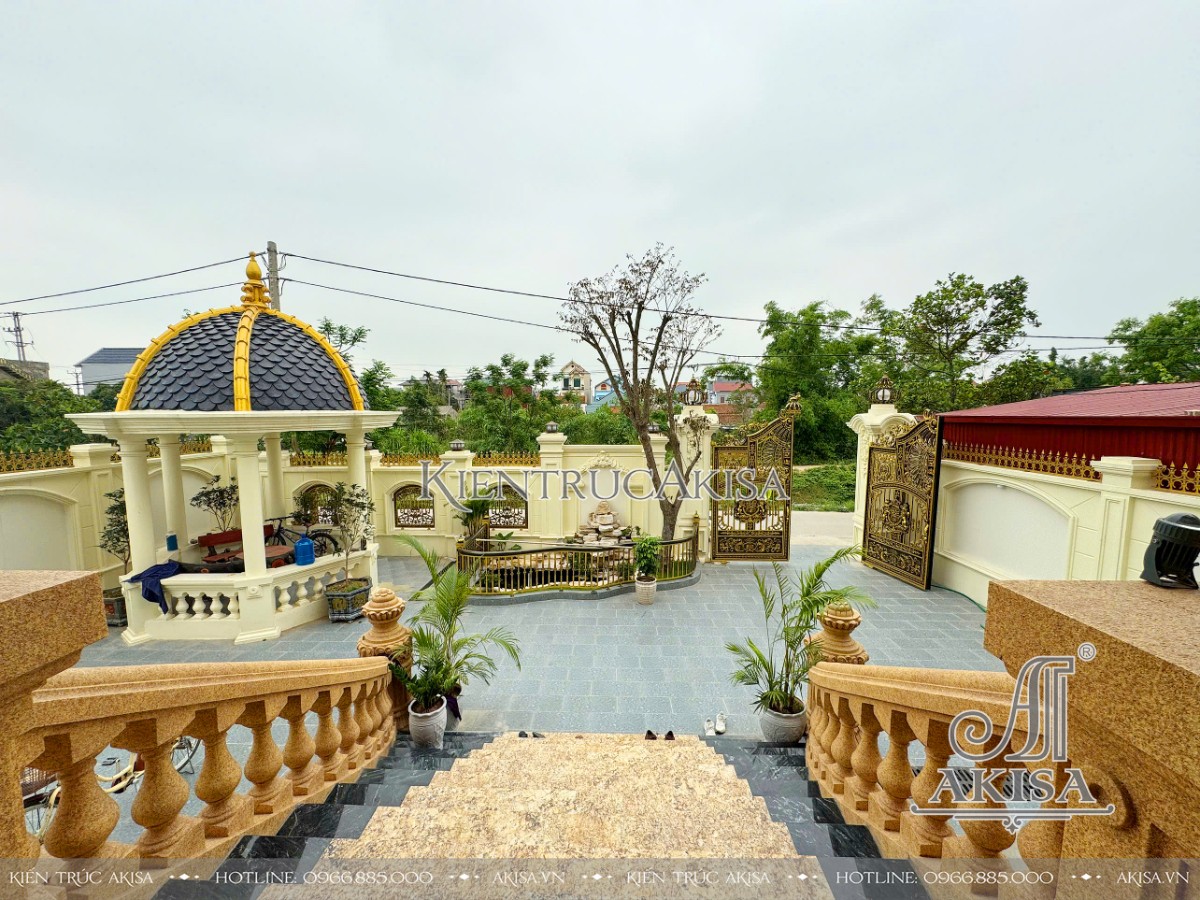 Giám sát thi công biệt thự lâu đài cổ điển tại Bắc Ninh (CĐT: ông Tuấn) TC33924-KT