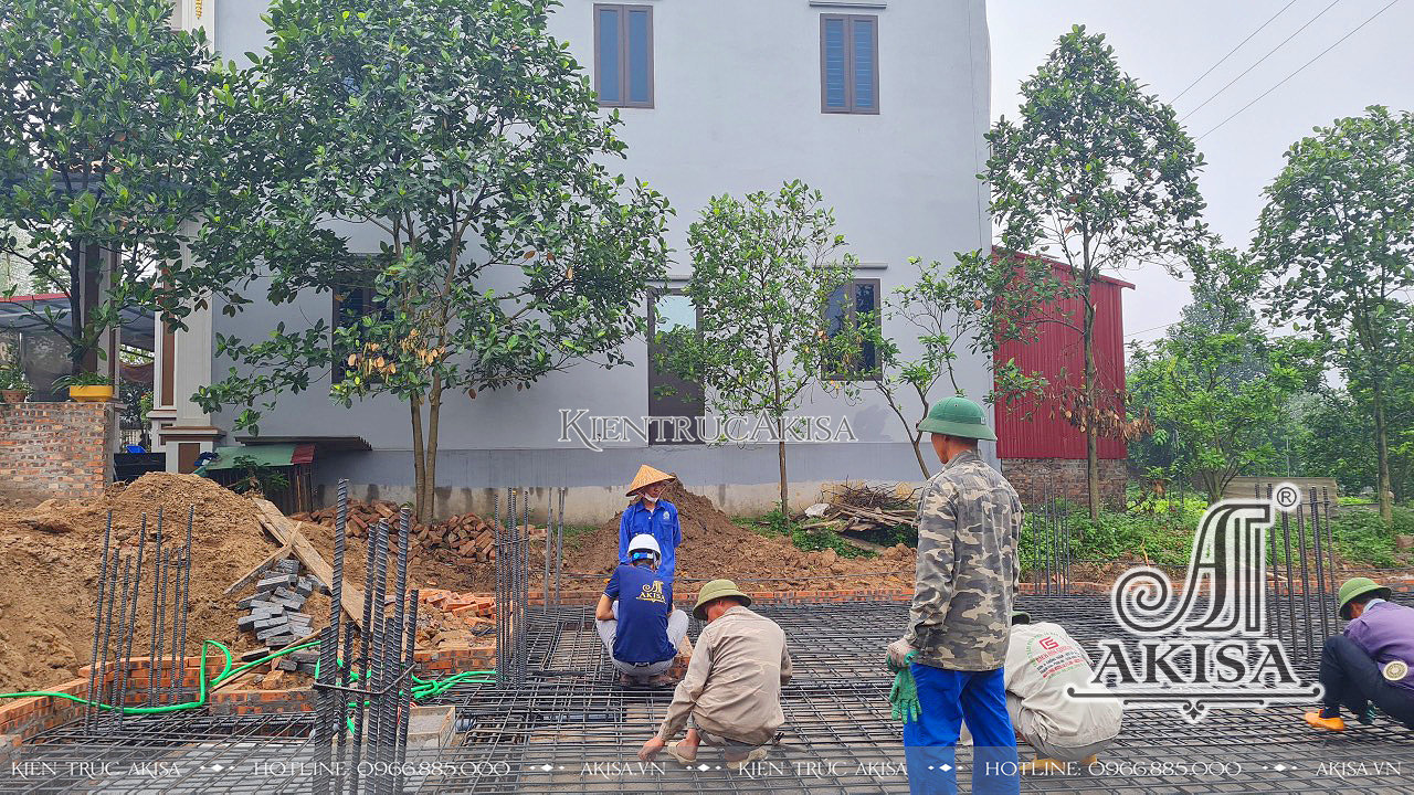 Giám sát thi công biệt thự lâu đài cổ điển tại Bắc Ninh (CĐT: ông Tuấn) TC33924