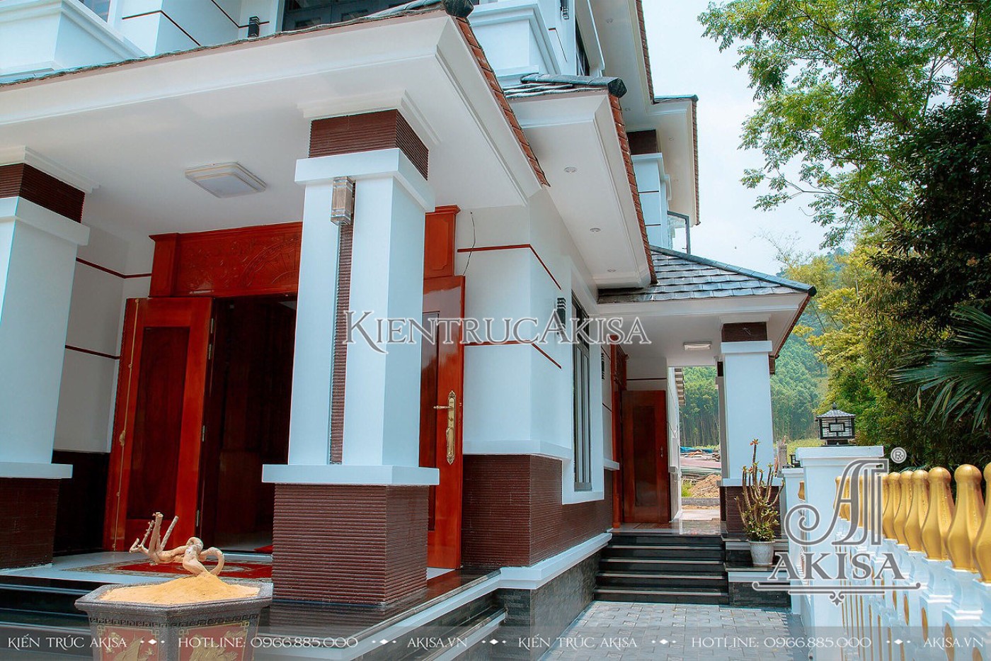 Hình ảnh hoàn thiện biệt thự 2 tầng tại Quảng Bình (CĐT: ông Thoan) HT21949-NT