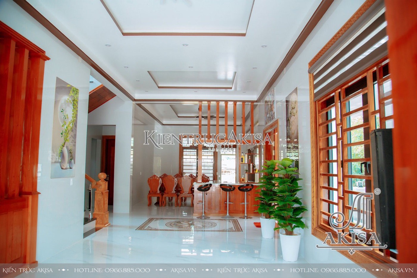 Hình ảnh hoàn thiện biệt thự 2 tầng tại Quảng Bình (CĐT: ông Thoan) HT21949-NT