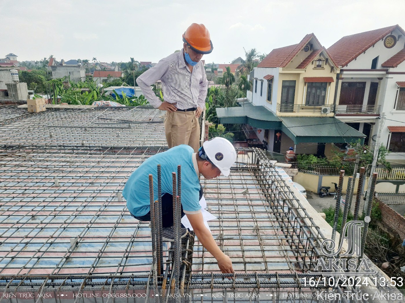 Giám sát thi công biệt thự kiểu Pháp 3 tầng tại Hải Dương (CĐT: ông Sức) TC321039-KT