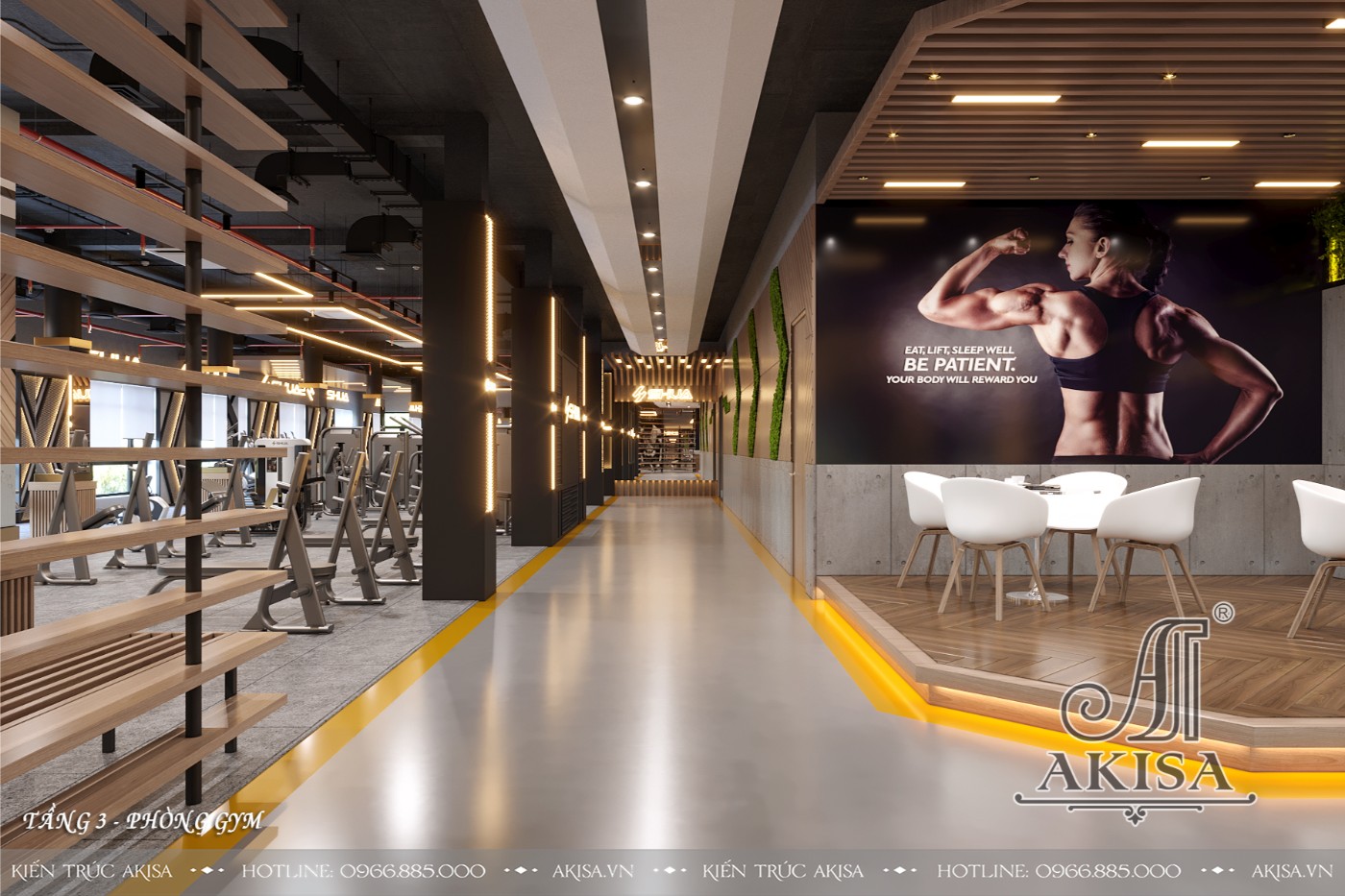 Thiết kế phòng tập Gym (CĐT: ông Tú - Thanh Hóa) NT11317