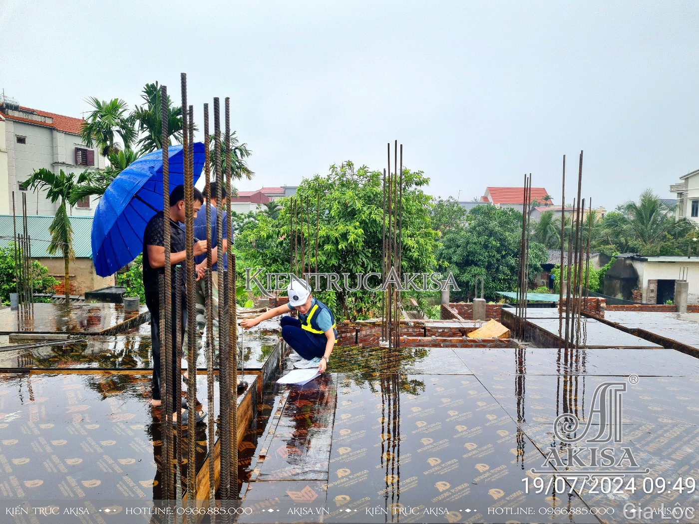 Giám sát thi công lâu đài biệt thự 5 tầng tại Hải Dương (CĐT: ông Thức) LD521024-KT