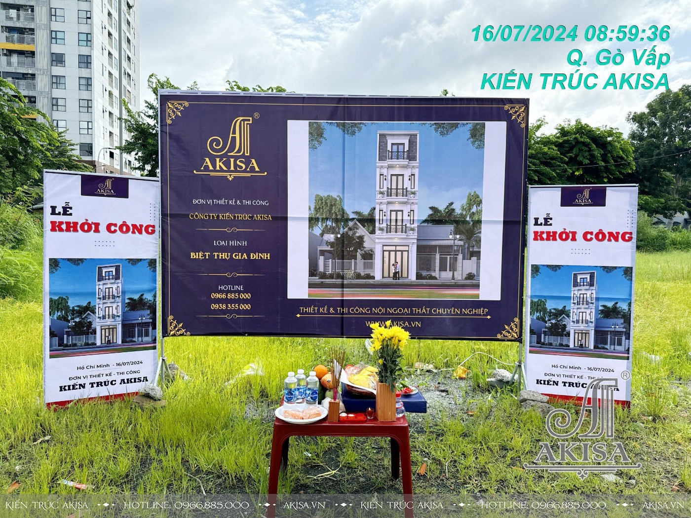 Khởi công xây dựng nhà phố 3 tầng tại Tp Hồ Chí Minh (CĐT: ông Danh) TC31984-KC